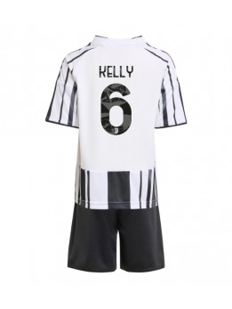 Billige Juventus Lloyd Kelly #6 Hjemmedraktsett Barn 2025-26 Kortermet (+ Korte bukser)